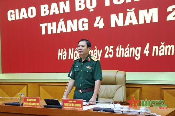 Thượng tướng Nguyễn Tân Cương Toàn quân duy trì nghiêm chế độ sẵn sàng chiến đấu, ứng trực, đặc biệt trong dịp lễ